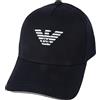 Emporio Armani Cappello Baseball Eagle Uomo Blue