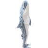 Generic Pigiama da donna per bambini, con squalo, per vestirsi, in flanella, con coda di squalo, travestimento, sacco a pelo per cosplay, spettacoli di cartoni animati, a, height 165-185 cm