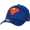 New Era Superman Classic Emblem 39Thirty - Cappello aderente blu, blu, taglia M, L, Blu, M-L