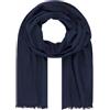 Lindenmann Men's Scarf/Textile Scarf for Men blue