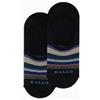 Gallo Soletta unisex cotone righe multicolor nero