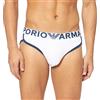 Emporio Armani Underwear Brief Bold Logo, Slip Intimo Uomo, Bianco, M