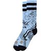 American Socks | Calze Ryujin | Lunghe Medio-Alte, 2 Taglie, Composito 67% Coolmax | Progettate a Barcellona | Assorbono l'Umidità | Unisex, blu, S/M