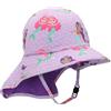 Zoocchini Cappellino Estivo con Falda Lunga Protettiva - UPF 50+ - Sirenetta - 6-24M