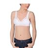 Playtex - Reggiseno senza ferretto in cotone linea Criss Cross Cotton Line, 36D, BIANCO