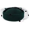 COLLBATH Cappello Fascinator da Donna in Lana Verde con Velo e Fiocco Stile Britannico, Copricapo Invernale Leggero per Matrimoni, Tea Party e Feste Formali