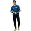 Lotto Pigiama Uomo Lungo Caldo Cotone lp2134 (IT, Testo, M, Regular, Regular, Standard, Jeans)