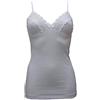 GICIPI Top in Filo di Scozia Donna con Forma Seno Art. 520 (3pz) - 6, Bianco