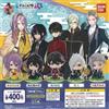 Touken Ranbu Suwarasetai 5 Mini Figure set completo 5 capsule giocattolo NUOVO