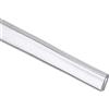 QUARKZMAN Bordatura Trasparente, 9.8Ft Canale A U In Silicone, Protezione Bordi Adatta A 1/32-1/16 Per Porte Auto Parti In Lamiera (3/16 L X 9/32 A)