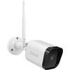 Isiwi Square Telecamera IP di sorveglianza WiFi Esterno. 4MP Visione Notturna, Rilevazione di movimenti e suoni, Audio bidirezionale, IP65, SD/Cloud, IR LED, Compatibile con Alexa/Google, ISW-BFES4M