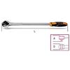 BETA 928/55 - Cricchetto reversibile con attacco quadro maschio 3/4 cromato