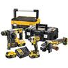 DEWALT DCK305P3T Dewalt-DCK305P3T Kit 3 Strumenti 18V-DCH273+DCF887+DCG405+DCB184x3+incarc+TSTAK I&II