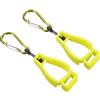 PATIKIL Guanto Protezione, 2pz Guanti Afferra Cattura Evita Perdita Gancio Clips Supporto Caschetto Appeso per Costruzioni Laboratorio, Giallo