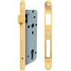 Yale Serratura per porte in legno Y52X0050 ottone lucido, bordi quadri, entrata 50 mm