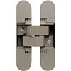 Anselmi An1503D - Cerniera nascosta per porte fino a 40 kg, regolabile in 3D, 180 gradi, zinco pressofuso nichelato opaco