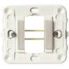 Vimar Serie Idea - Supporto 1 modulo scanalato con griffe bianco