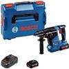Bosch Professional 18V System Martello perforatore a batteria GBH 18V-24 C (con SDS plus, incl. 2 batterie 5.0 Ah, caricabatteria GAL 1880 CV, L-BOXX)
