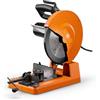 FEIN Troncatrice MKAS 355 per tagli rapidi e precisi di tubi quadri fino a 120 mm e profili tondi fino a 100 mm. Diametro lama Ø 355 mm.Regolazione dell'angolo da 0° a 45° per i tagli obliqui.