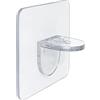 TopHomer 4 mollette adesive per scaffali, autoadesive, a forma di L, per mobili, armadi, armadi, scaffali, non è necessario forare ganci da parete