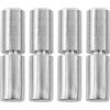 Xhziy Cerniere cilindriche saldate in acciaio inox da 50 mm, resistenti, per porte con apertura piatta, rampa di rimorchio, 4 pezzi