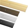 Gedotec Profilo di transizione a vite alu ottone 200 cm - lunghezza 2 m larghezza 37 mm - binario di transizione in alluminio forato - listello soglia - Made in Germany