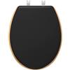 5 five simply smart 5five - Sedile per WC in Legno Modern Color Grigio Antracite