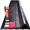 STEIGNER Soglia garage 3,5m in EPDM nero 17mm x 80mm SGD04 - Kit isolante con 2 x colla di montaggio e guarnizione per porte da garage tipo Hörmann - Soglia antipioggia, blocca acqua