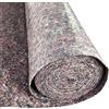 UISEBRT - Telo di copertura in tessuto non tessuto con rivestimento antiscivolo in PE, peso 180 g/m2, lunghezza 25 m