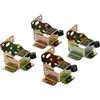 QCPLMKOJN Cerniere pieghevoli autobloccanti, Staffa for cerniera con lucchetto for tavolo pieghevole for gamba di letto for sedia da tavolo 75x60x55mm Confezione da 2 4 8 pezzi(2 Pcs)