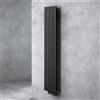 doporro Radiatore Verticale da Bagno 160x31cm, Radiatore a Pannello Termoarredo da Parete e Pavimento in Acciaio, Antracite