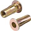 reamhome Dado rivetto multi-presa, M8 pre-bulbed in acciaio al carbonio colorato zincato piatto filettato dado inserto 25 pezzi