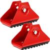 PENIKOKO 2 Pezzi Piedini Protettivi per Scala in Lega di Alluminio e Gomma, Stabilizzatori Antiscivolo per Scale Telescopiche, Accessori per Uso Indoor ed Outdoor