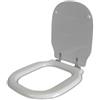 IDROTOP Copriwater Globo MODI'/ SOSP BIANCO Cerniera Rallentata Soft Close Cromo-Sedile-Asse