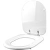 IDROTOP Copriwater Cesame BELLE EPOQUE ORIGINALE BIANCO Cerniera Cromo