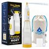 Bidet Buddy™ PureJet: bidet portatile di nuova generazione, ricaricabile, leggero, ugello retrattile, impermeabile IPX7, autopulente, 550 ml, ad alta pressione potente, igiene, post-parto, cura delle
