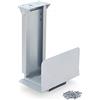 Emuca, 3196125 Supporto CPU verticale per ufficio in acciaio verniciato alluminio, B00XKV7M5C