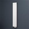 Mai & Mai Radiatore Verticale da Bagno 160x31cm, Radiatore Scaldasalviette a Due Strati Termoarredo Scalda Portasciugamani da Parete e Pavimento in Acciaio, Bianco