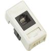 Gewiss 80035S GW20251 System Presa Telefonica, RJ11, Bianco