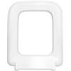 MASTERBRICO Sedile WC per Copriwater Ceramica Cielo Shui in Termoindurente Bianco - Ricambio Parte Inferiore Asse Originale Soft Close - Made in Italy