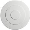 Decosa Rosone in polistirolo per soffitto modello ANNABELLE diametro 32 cm Decosa Bianco