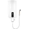 QIERF Caldaia scaldabagno 50L/80L/100L/120L a risparmio energetico, 2000 W, scaldabagno verticale montato a parete con indicatore di temperatura a LED, temperatura regolabile da 25 a 75 °C (moderno, litri