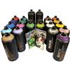 Montana black 400ml - set 24 bombolette di vernice spray diversi colori