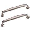 JIALUO0318 Lega di Zinco Maniglia per Armadio Maniglie per Mobili Maniglione per Porta Cucina Maniglie Pomolo 2 Pezzi (Matte Brushed,Hole Pitch 96mm)