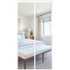 WEALSFUN Magnetica Zanzariera per Porte, Tenda Magnetica Zanzariera Porta per Porte Finestra Tende Zanzariere con Calamita per Finestre balcone,160x250cm Bianco