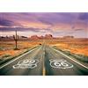 Runa Art Carta da parati fotografica 396 x 280 cm route 66 | Vello Decorazione Murale Soggiorno Camera Da Letto | Manifattura tedesca | Viola Marrone Grigio 9046012a