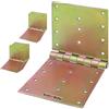 KOTARBAU® Set di 10 cerniere da 100 x 200 mm, arrotolate, robuste, zincate