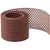 Fassadenprofile Griglia parapasseri per gronda 5 m x 100 mm rossa - nastro di ventilazione in PVC per gronda e facciata - durevole, resistente alle intemperie, montaggio facile, ideale contro i piccioni
