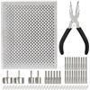 Remingtape Kit di per Bordare Fili di Seconda Generazione con Pinze Piegafili 6 In 1 e Perni In Metallo, Strumenti per La Creazione di Gioielli