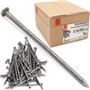 Lun Fix Chiodi in acciaio grezzo 3,5x90mm 5kg, lunghi e resistenti per legno e muro, testa piana per fissaggio e costruzione, chiodi da carpentiere e ferramenta, per bricolage e lavori fai da te, Lun Fix